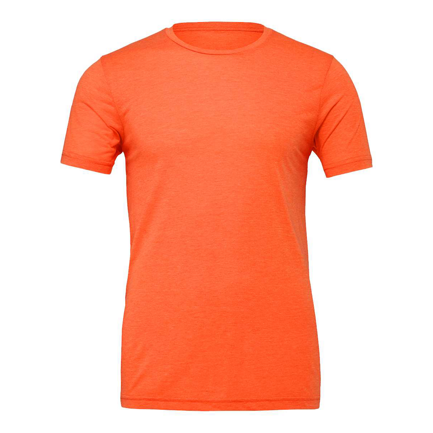 Bella + Canvas 3001 orange cotton t-shirt, front view