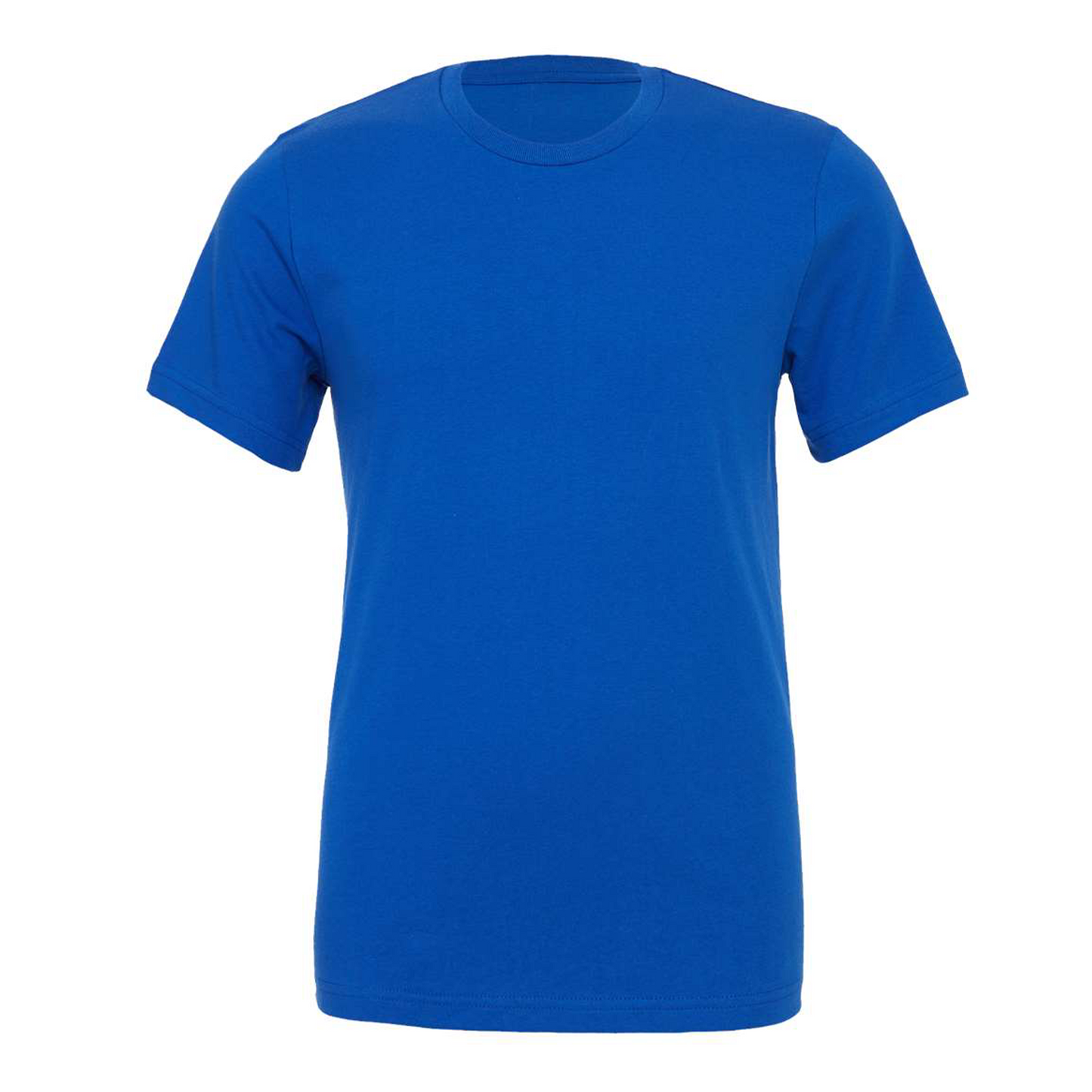 Bella + Canvas 3001 true royal cotton t-shirt, front view