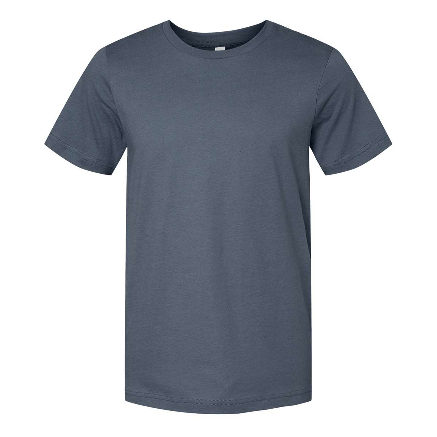 Bella + Canvas 3001 vintage navy cotton t-shirt, front view