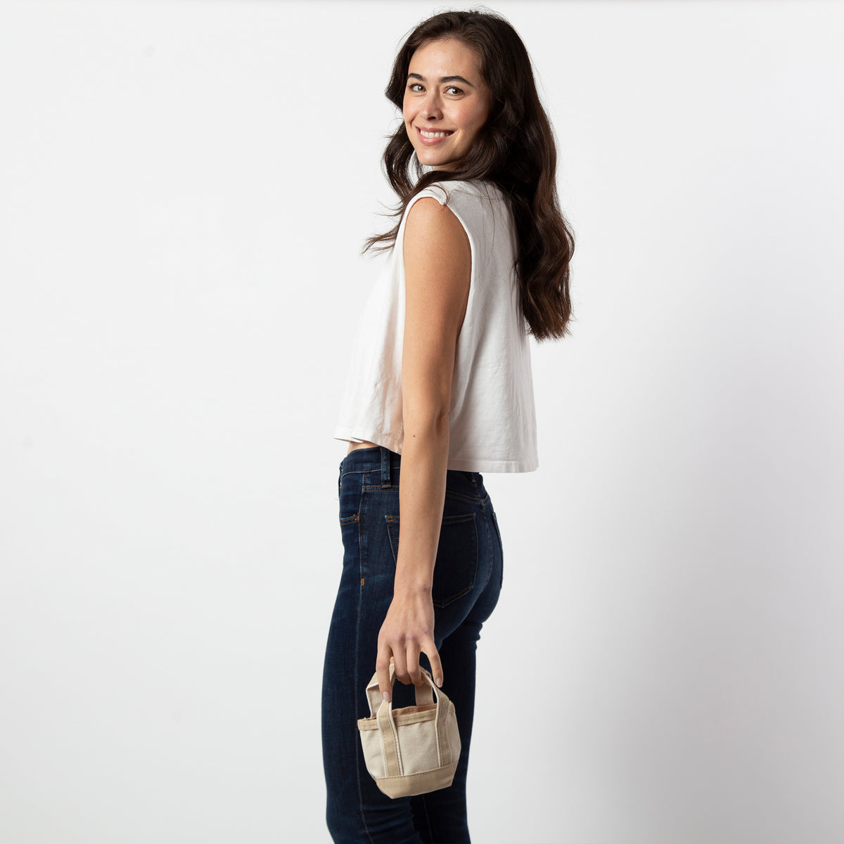 Personalized Mini Classic Tote for Everyday Carry, Emerald alternate view 3