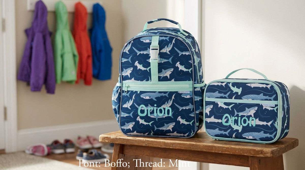 Stephen Joseph All Over Print Backpack, Sharks