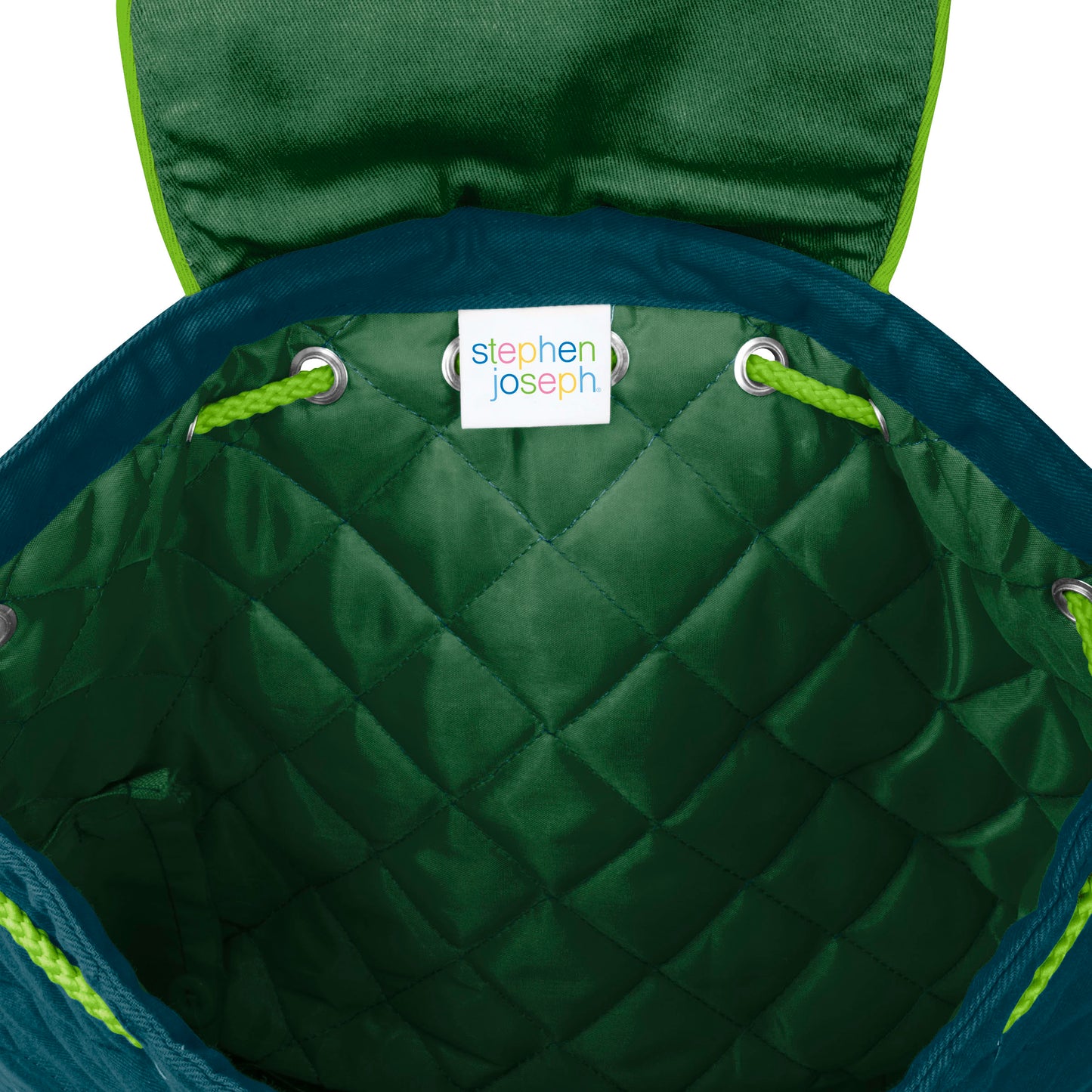 Stephen Joseph Embroidered Quilted Backpack for Toddlers, Zoo