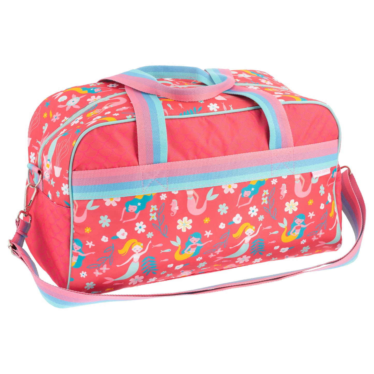 Stephen Joseph Duffle Bag, Mermaid angle 6