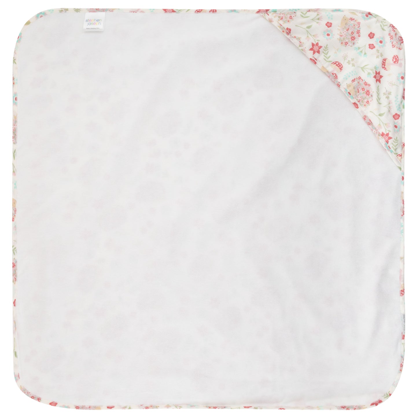 Hedgehog Muslin Hooded Towel & Washcloth Set, Bamboo Blend