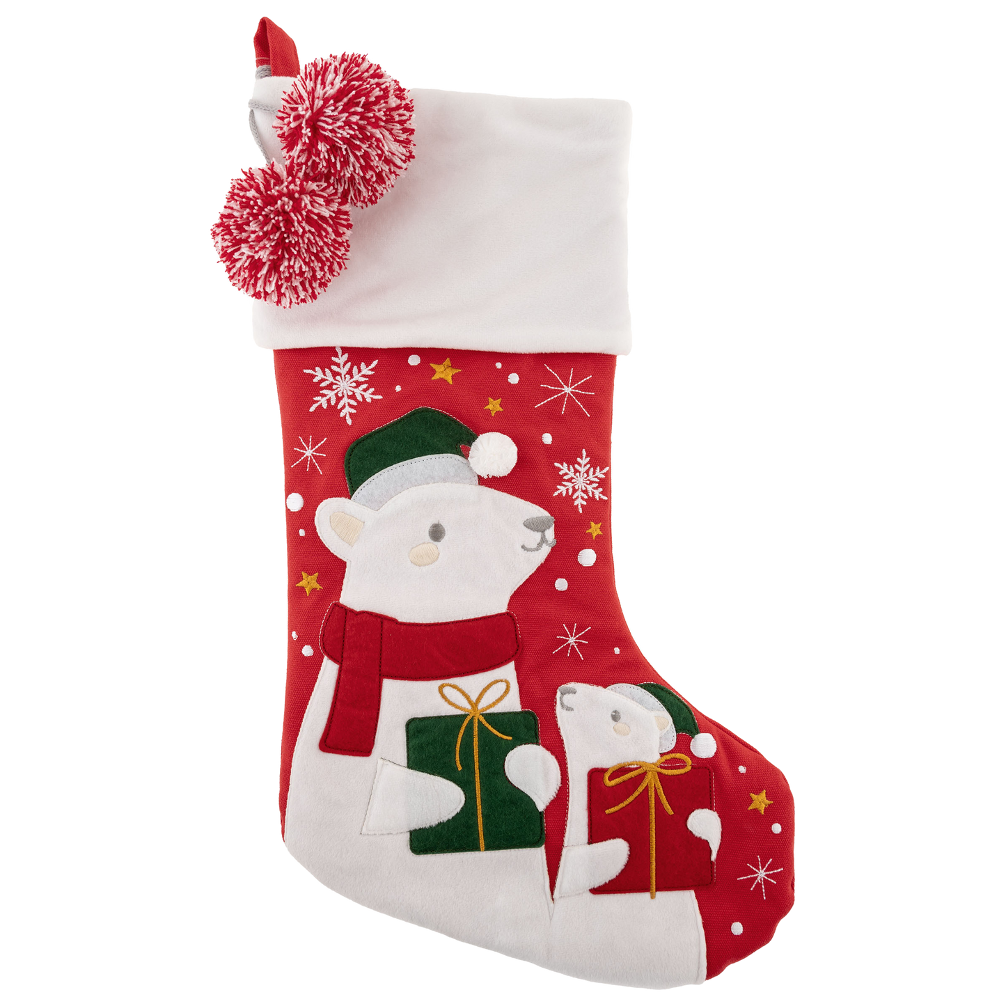 Personalized Stephen Joseph Embroidered Holiday Stocking, Polar Bear