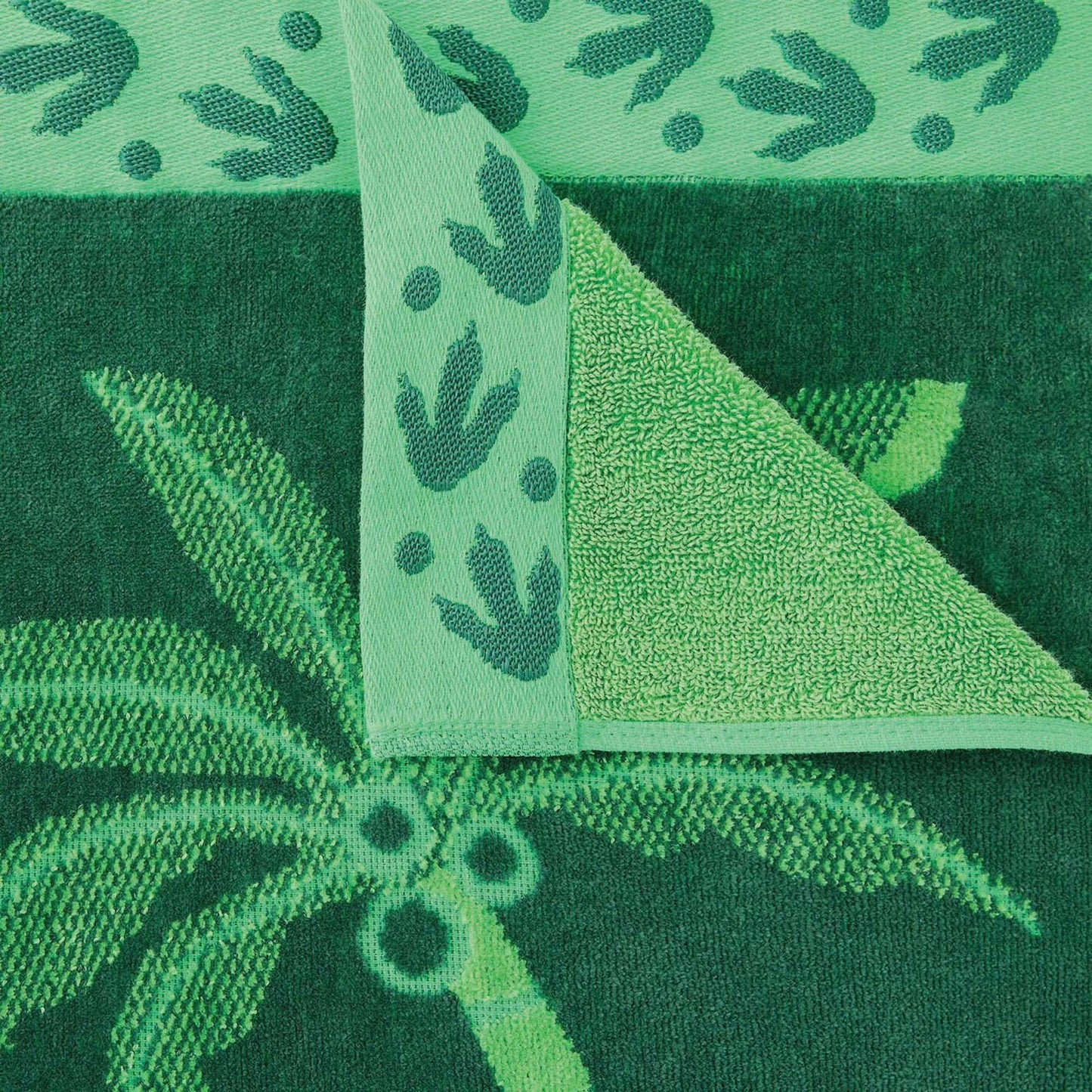 Personalized 30 x 60 in. Green Dinosaurs Beach Towel, alternate product view 3
