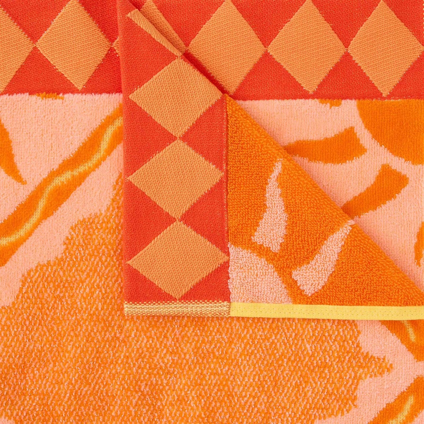 Personalized 40 x 72 in. Orange Suns Beach Towel, alternate product view 3