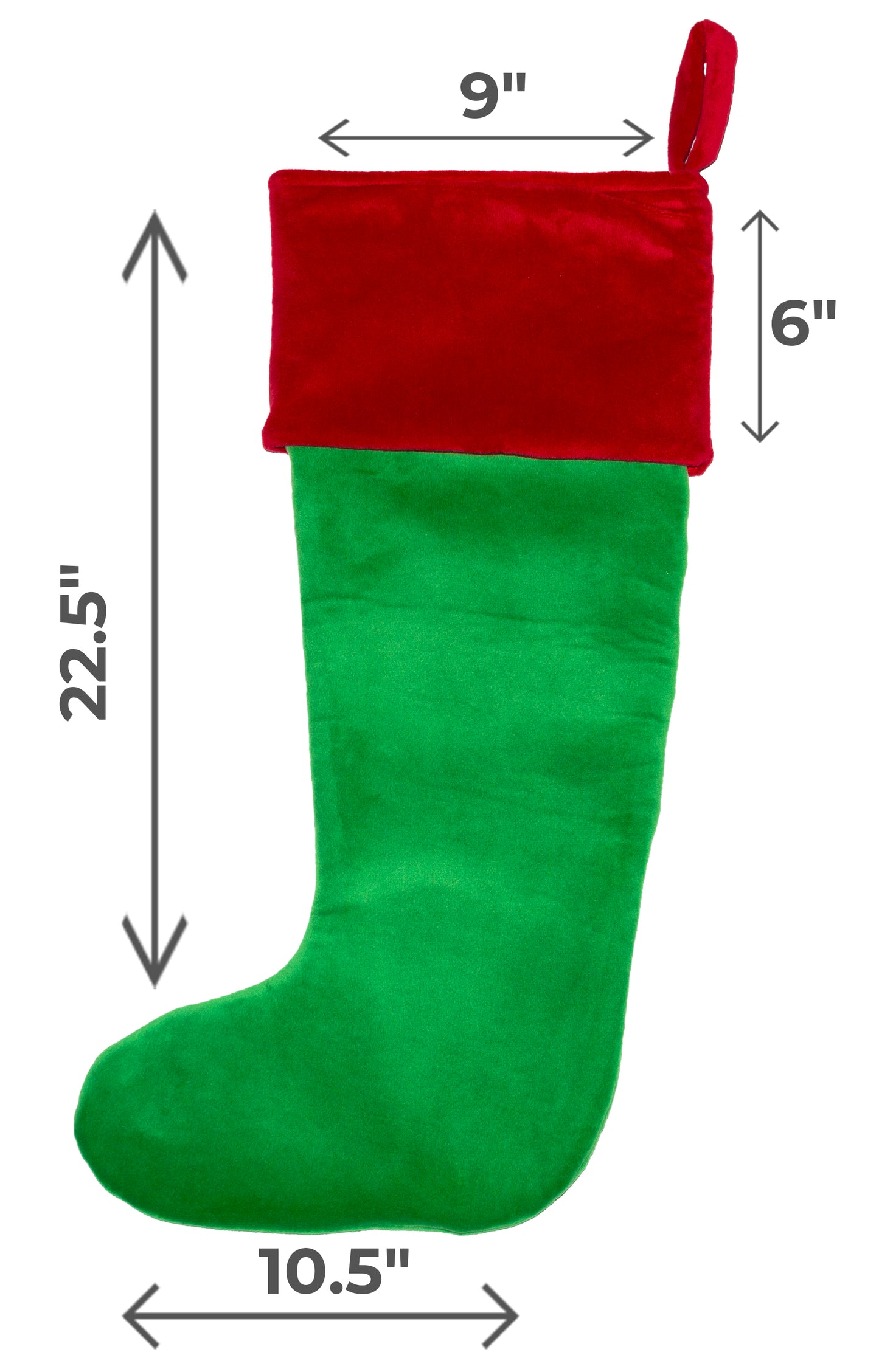 Oversized Whimsical Plush Christmas Stockings