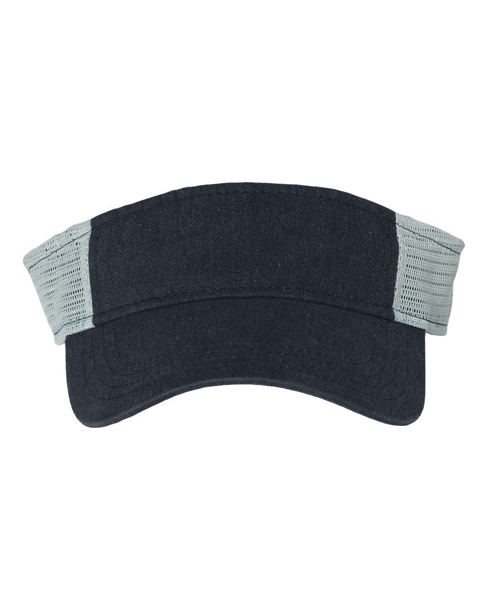 Sportsman Pigment-Dyed Trucker Visor in Navy-Stone