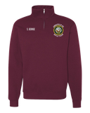 Annapolis HS JROTC Maroon Quarter Zip Sweatshirt, Rifle Team