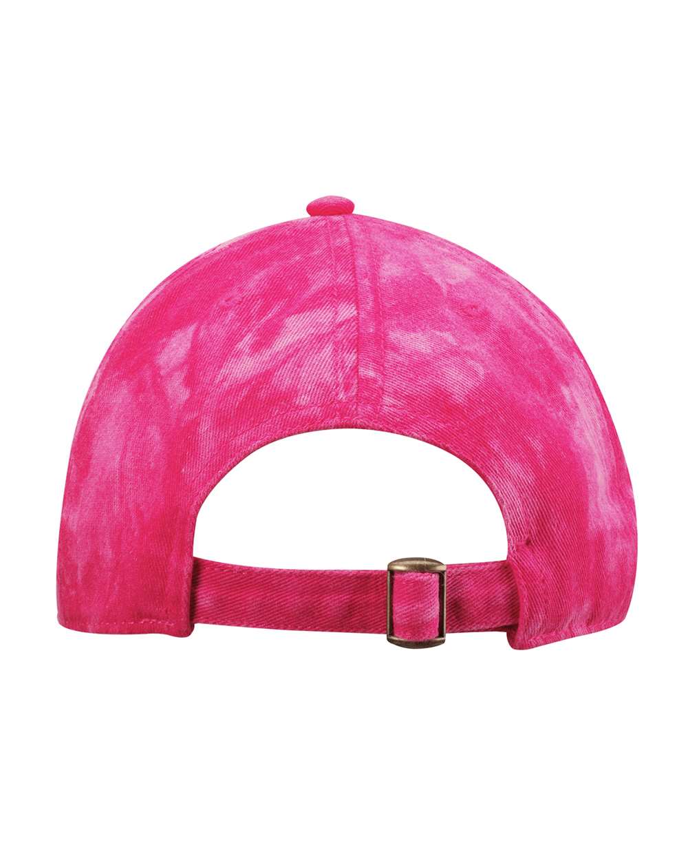 Sportsman Tie Dyed Unstructured Baseball Hat in Dark Pink