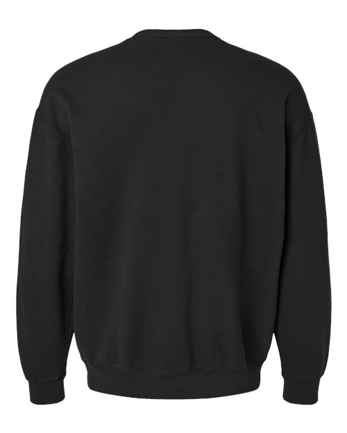 Comfort Colors Garment-Dyed Lightweight Fleece Crewneck Sweatshirt in Black