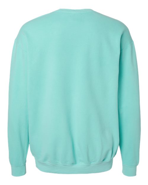 Comfort Colors Garment-Dyed Lightweight Fleece Crewneck Sweatshirt in Chalky Mint, Small