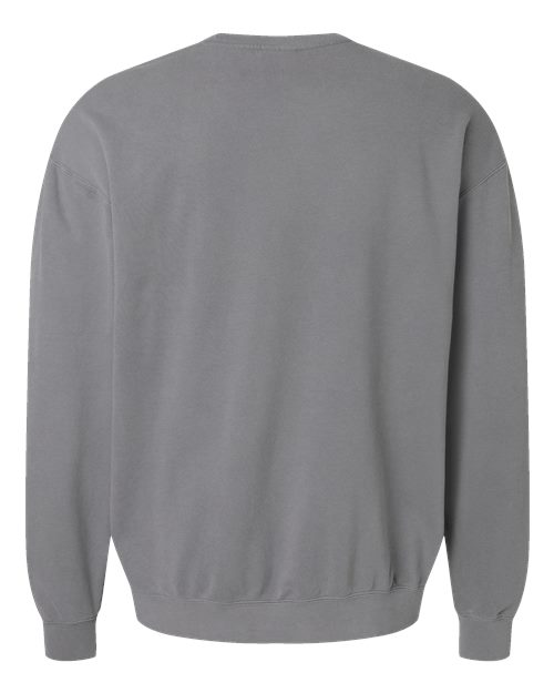 Comfort Colors Garment-Dyed Lightweight Fleece Crewneck Sweatshirt in Grey, Small