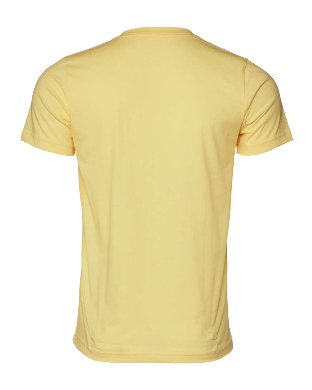 Bella + Canvas 3001 heather french vanilla t-shirt, back view