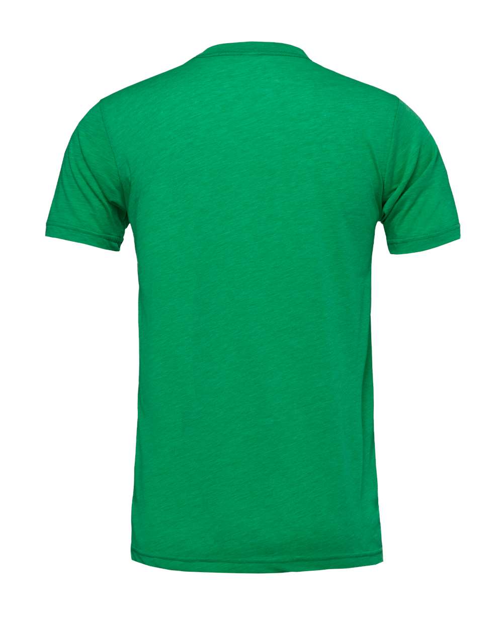 Bella + Canvas 3001 heather kelly t-shirt, back view