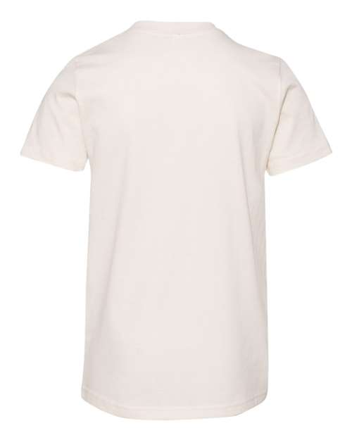 Bella + Canvas 3001 natural cotton t-shirt, back view