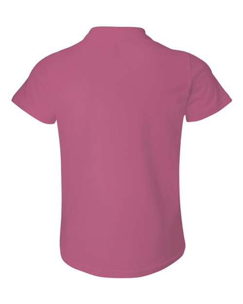 Bella + Canvas 3001 berry cotton t-shirt, back view