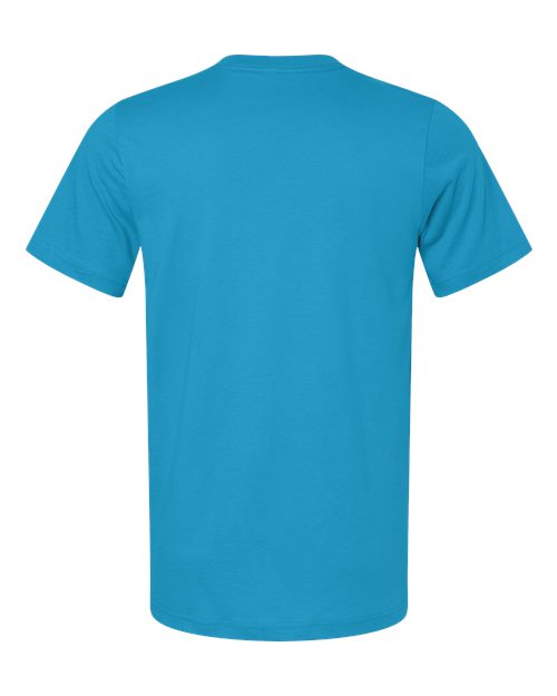 Bella + Canvas 3001 cocoa cotton t-shirt, back view