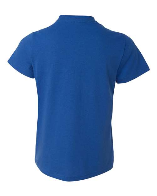 Bella + Canvas 3001 true royal cotton t-shirt, back view