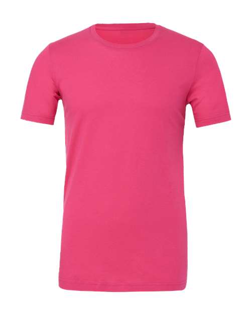 Bella + Canvas 3001 berry unisex cotton t-shirt, front view