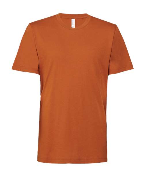 Bella + Canvas 3001 autumn unisex cotton t-shirt, front view