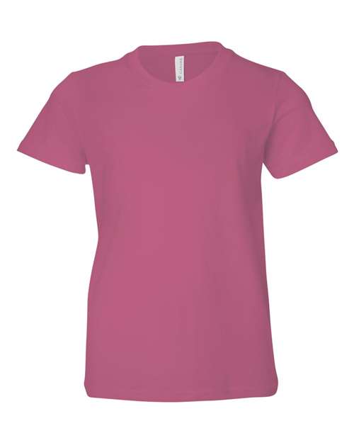 Bella + Canvas 3001 berry cotton t-shirt, front view