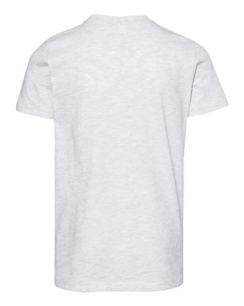 Bella + Canvas 3001 ash cotton t-shirt, back view