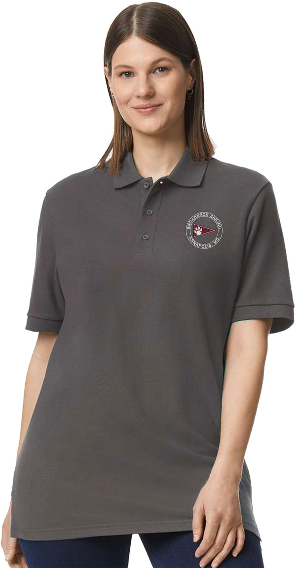 Broadneck Sailing Charcoal Embroidered Polo Shirt