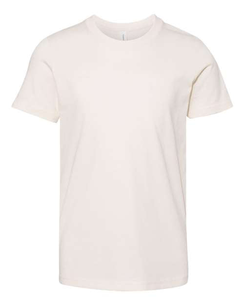 Bella + Canvas 3001 natural cotton t-shirt, front view