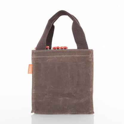 Personalized Waxed Beer Carrier for Picnic Days, Olive alternate view 1
