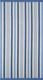 Oversized 40 x 72 in. Cotton Sunwashed Stripes Beach Towels