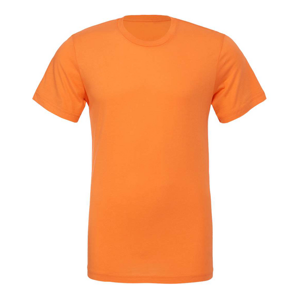 BELLA + CANVAS Unisex Jersey TShirt, Burnt Orange