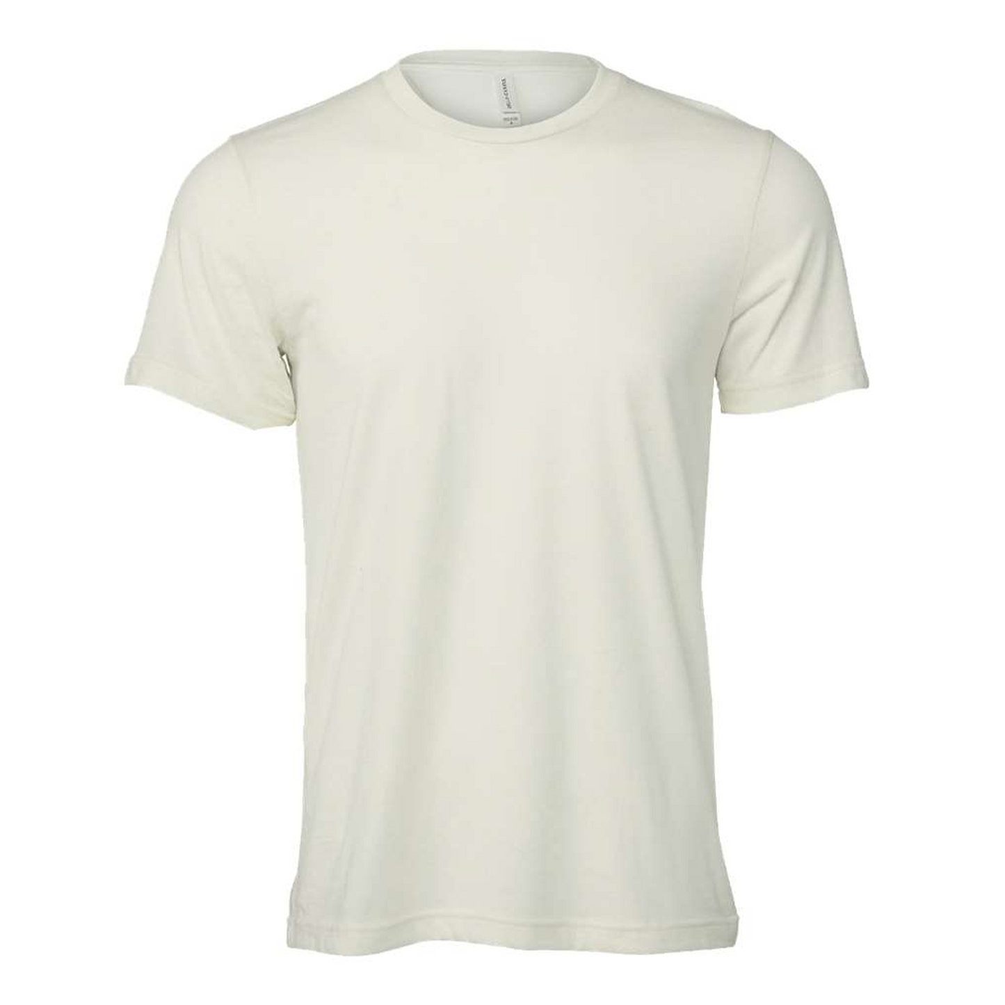 Bella + Canvas 3001 citron cotton t-shirt, front view