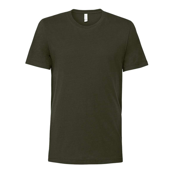 BELLA + CANVAS Unisex Jersey TShirt, Dark Olive