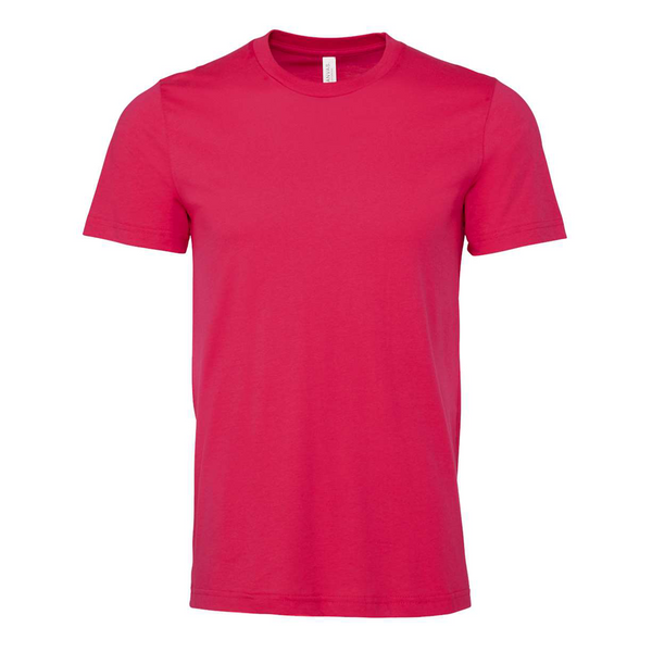 BELLA + CANVAS Unisex Jersey TShirt, Fuchsia