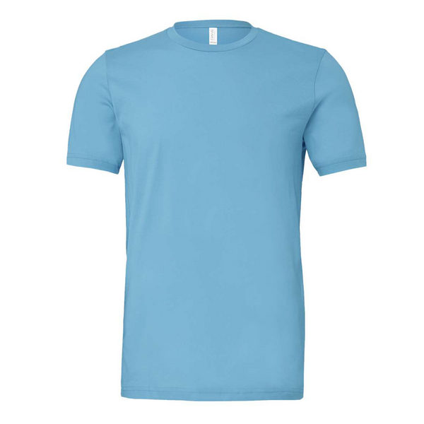 BELLA + CANVAS Unisex Jersey TShirt, Ocean Blue