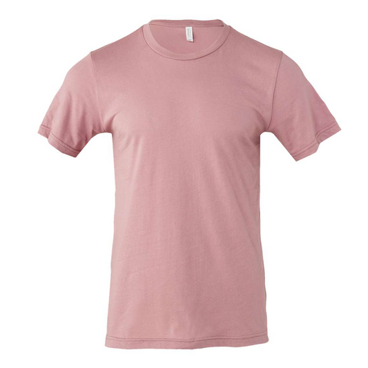 Bella + Canvas 3001 orchid cotton t-shirt, front view