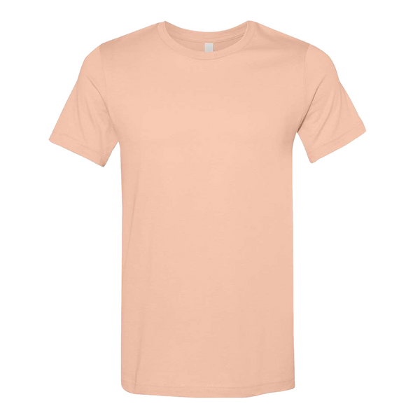 BELLA + CANVAS Unisex Jersey TShirt, Peach