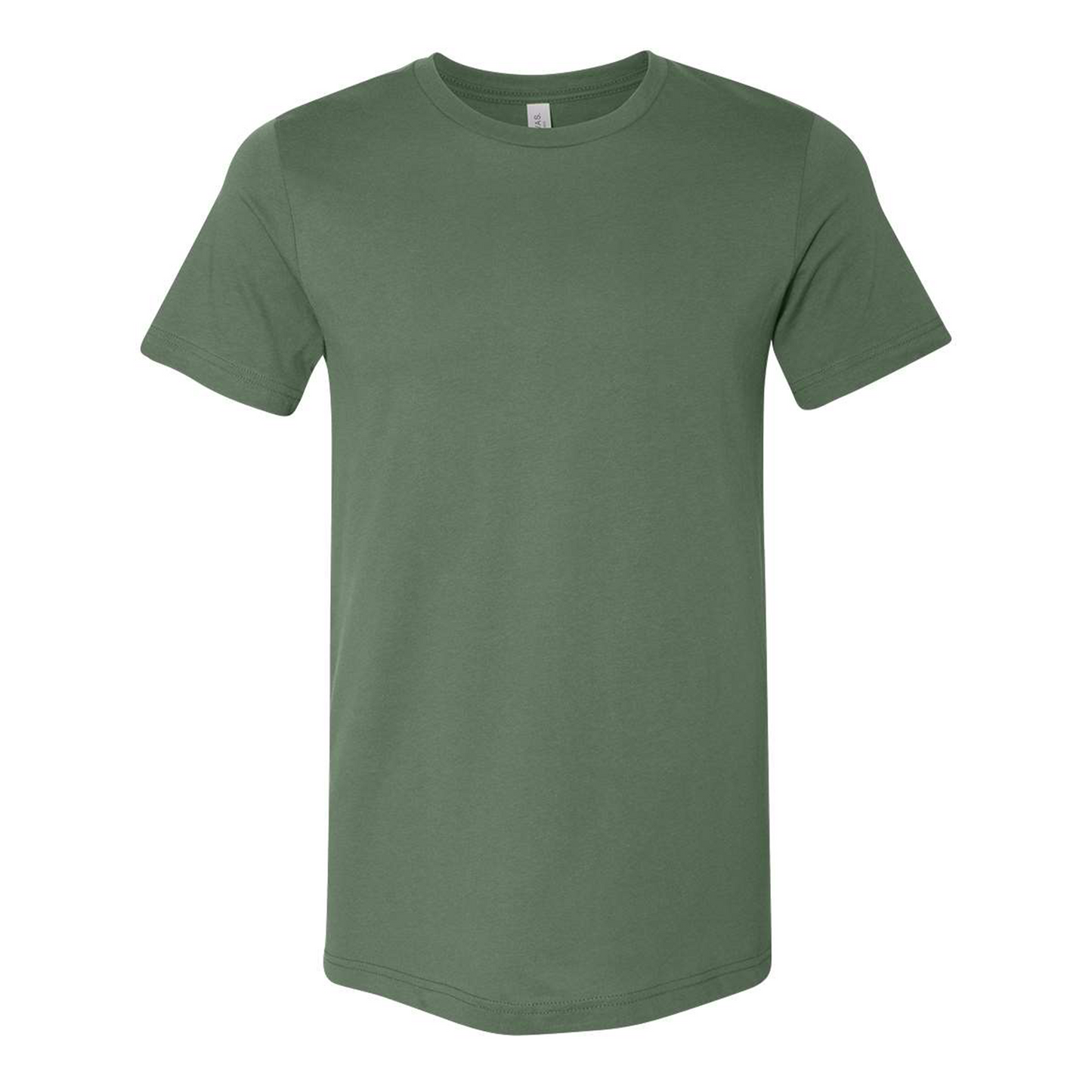 Bella + Canvas 3001 pine cotton t-shirt, front view