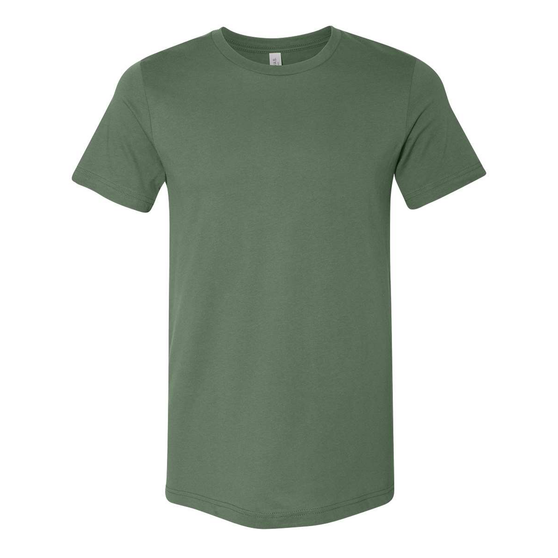Bella + Canvas 3001 pine cotton t-shirt, front view