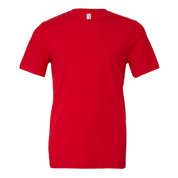 BELLA + CANVAS Unisex Jersey TShirt, Red