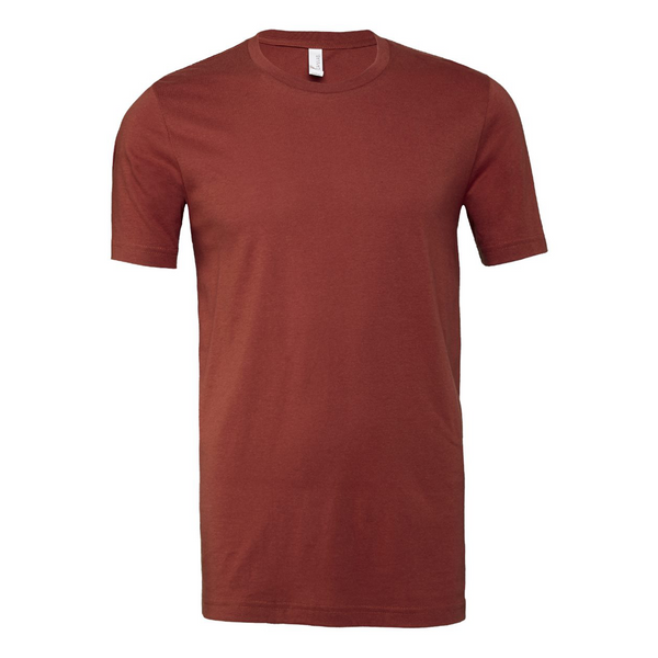 BELLA + CANVAS Unisex Jersey TShirt, Rust