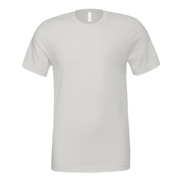 BELLA + CANVAS Unisex Jersey TShirt, Silver