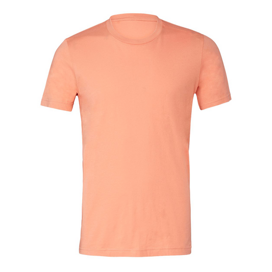 Bella + Canvas 3001 sunset cotton t-shirt, front view
