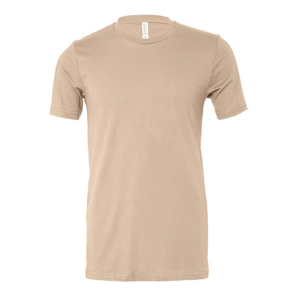 BELLA + CANVAS Unisex Jersey TShirt, Tan