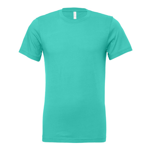 BELLA + CANVAS Unisex Jersey TShirt, Teal