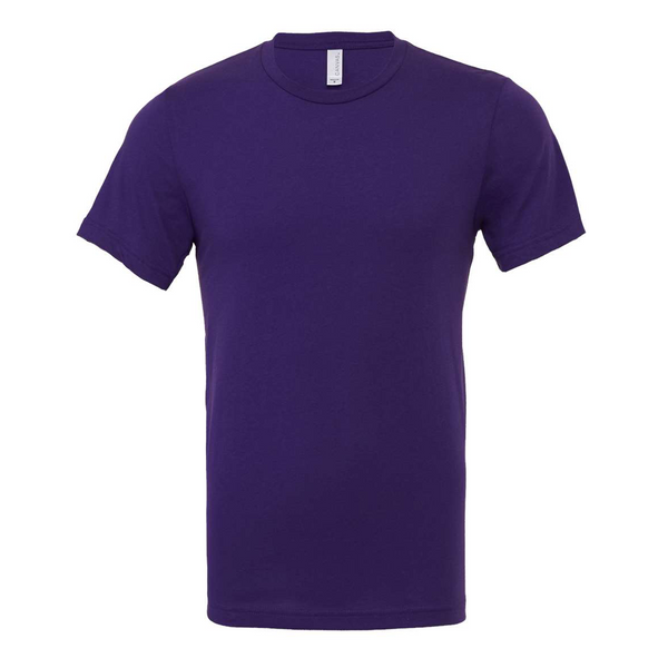 BELLA + CANVAS Unisex Jersey TShirt, Team Purple