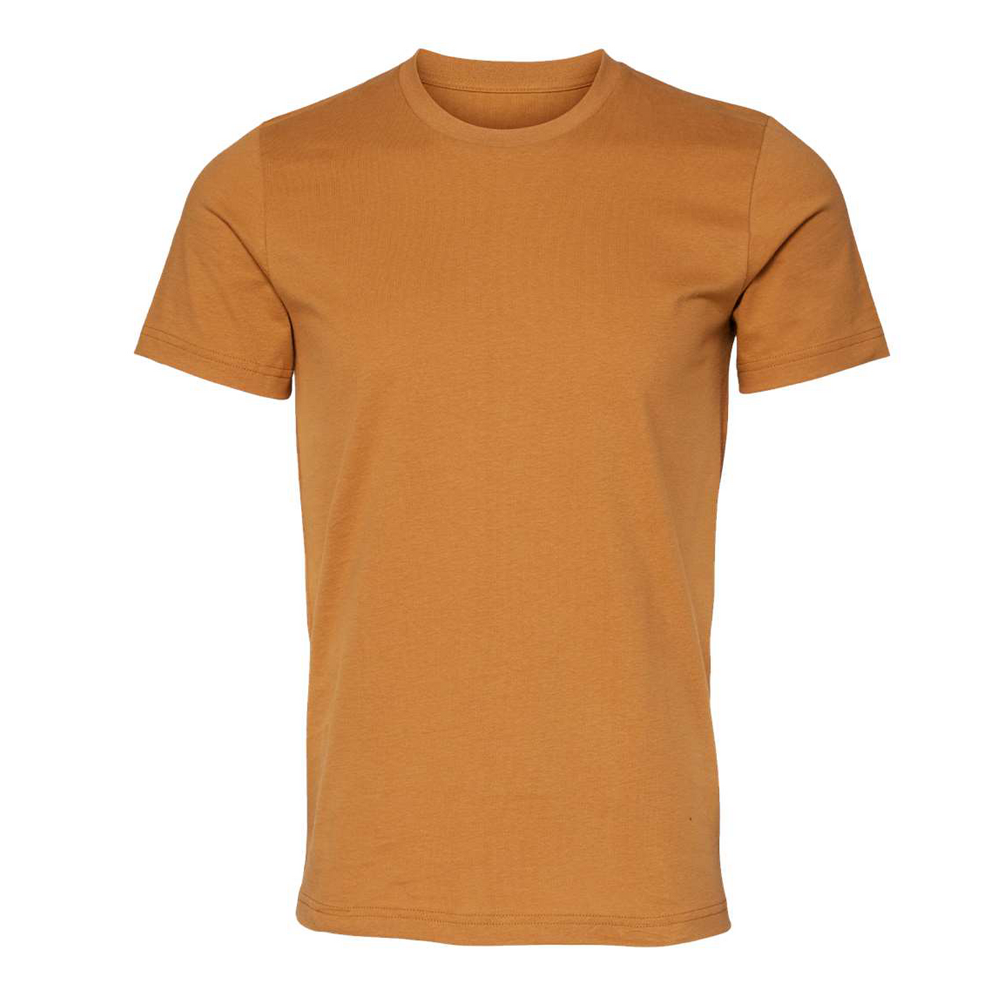 Bella + Canvas 3001 toast cotton t-shirt, front view