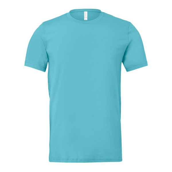 BELLA + CANVAS Unisex Jersey TShirt, Turquoise